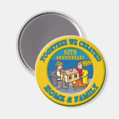 60. Jahrestag Magnet (Vorderseite/Rückseite)