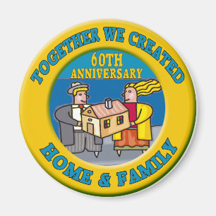 60. Jahrestag Magnet