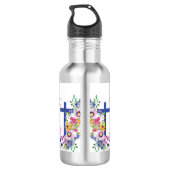 60. Jahrestag, Nun, Religious Life Cross Edelstahlflasche (Rückseite)