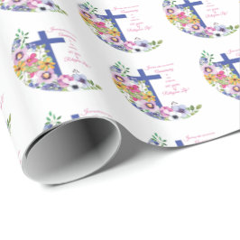 60. Jahrestag, Nun, Religious Life Cross Geschenkpapier