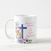 60. Jahrestag, Nun, Religious Life Cross Kaffeetasse (Links)