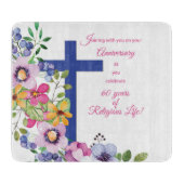 60. Jahrestag, Nun, Religious Life Cross Schneidebrett (Vorderseite)