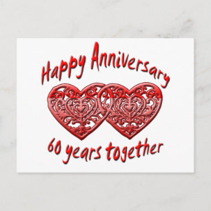 60. jahrestag postkarte