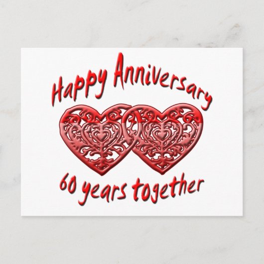 60. Jahrestag Postkarte (Vorderseite)