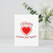 60. Jahrestag Postkarte (Stehend Vorderseite)