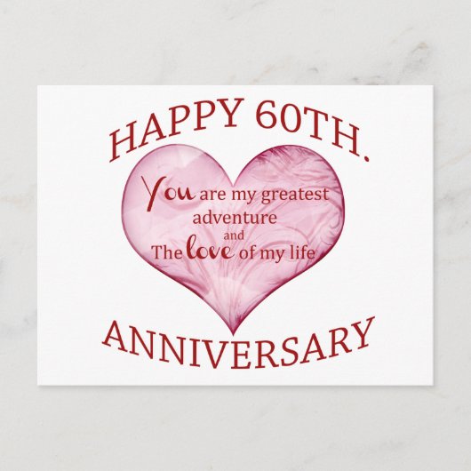 60. Jahrestag Postkarte (Vorderseite)