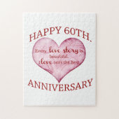 60. Jahrestag Puzzle (Vertikal)