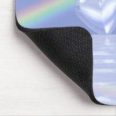 60. Jahrestags-Diamant-Herzen Mousepad (Ecke)