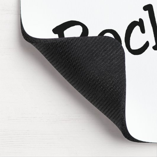 60 Jährige des Felsen-(Schaukelstuhl) Mousepad (Ecke)