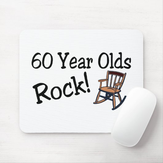 60 Jährige des Felsen-(Schaukelstuhl) Mousepad (Mit Mouse)