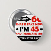 60. jährige Geburtstagsgeschenke Button (Vorne & Hinten)