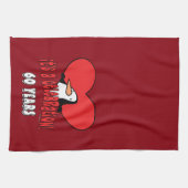 60-jähriger Feier-Pinguin Handtuch (Horizontal)
