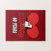 60-jähriger Feier-Pinguin Puzzle (Horizontal)