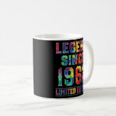 60-jähriger Geburtstag seit 1962 Kaffeetasse (VorderseiteRechts)