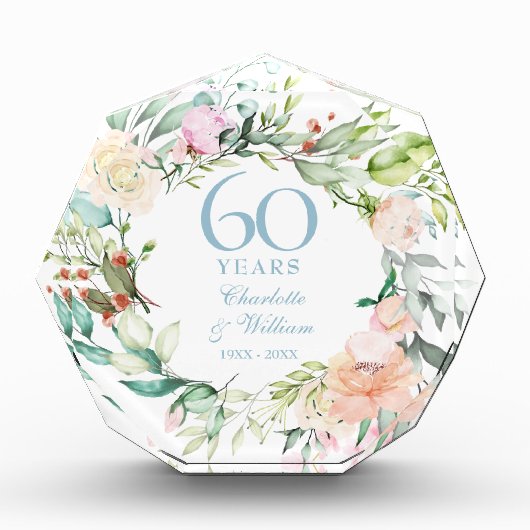 60. Jubiläum Country Rose Bloral Fotoblock (Vorderseite)