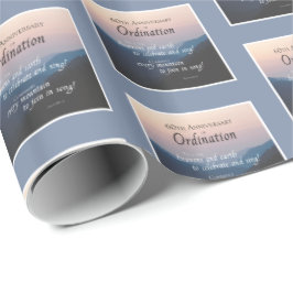60. Jubiläum der Glückwunsch der Ordination Geschenkpapier