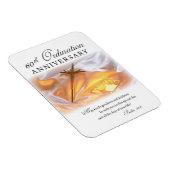 60. Jubiläum der Ordination, Kreuzkerze Magnet (Rechte Seite)