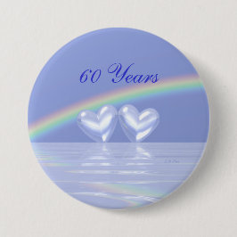 60. Jubiläum Diamond Hearts Button
