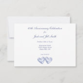 60. Jubiläum Diamond Hearts Einladung (Rückseite)