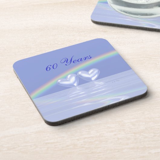 60. Jubiläum Diamond Hearts Getränkeuntersetzer (Linke Seite)