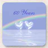 60. Jubiläum Diamond Hearts Getränkeuntersetzer (Vorderseite)