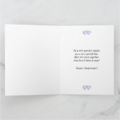 60. Jubiläum Diamond Hearts Karte (Innenseite)