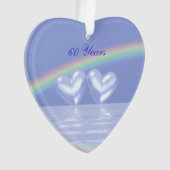 60. Jubiläum Diamond Hearts Ornament (Vorderseite)