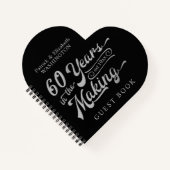 60 Jubiläum Gästebuch 60 JAHRE IM MAKING Notizblock (Vorderseite)
