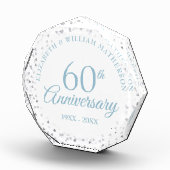 60. Jubiläum Hearts Confetti Fotoblock (Rechts)