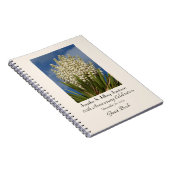 60. Jubiläum Party Gästebuch, Blühen Yucca Notizblock (Rechte Seite)