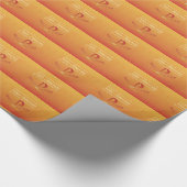 60. Jubiläumsjahr Nun Pax Cross, Orange Geschenkpapier (Ecke)