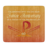 60. Jubiläumsjahr Nun Pax Cross, Orange Schneidebrett (Vorderseite)