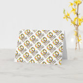 60. Jubiläumskarte Karte (Gelbe Blume)