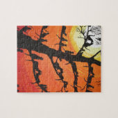 60 Katzen im Liebe-Baum Puzzle (Horizontal)