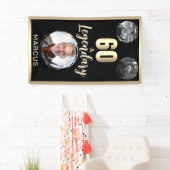 60 & Legendary 3 Fotos 60. Geburtstag Gold Banner (Insitu)