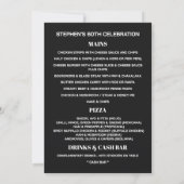 60. Menü Einladung (Rückseite)