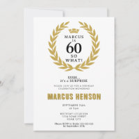 60 Na und Lustiger Lorbeerkranz 70. Geburtstag