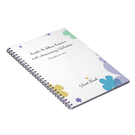 60. Party Gästebuch Notizblock (Rechte Seite)