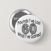 60 Pfund verlorene Knopf- Button (Vorne & Hinten)