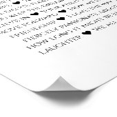 60 reasons why we love you 80th 60th birthday 40th poster (Ecke)