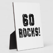 60 Rocks Birthday Design Fotoplatte (Seite)