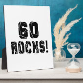 60 Rocks Birthday Design Fotoplatte (Seite)