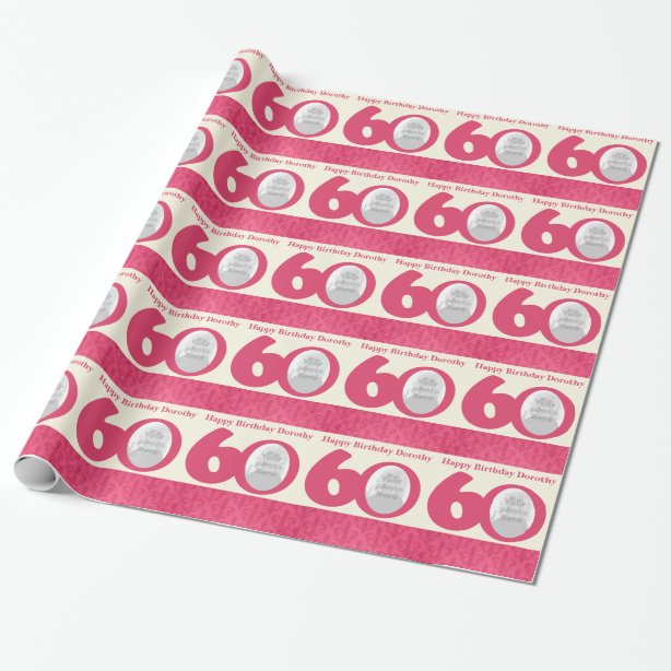 60 Geburtstag Geschenkpapiere | Zazzle.de