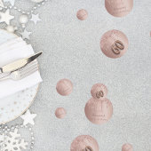 60. Rose Gold Glitzer Rosa Monogramm Konfetti