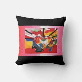 60"s Peter Max Kunstherz Pillow Kissen