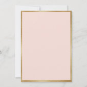 60. Sechzigste 60. Geburtstag Pink Floral Einladung (Rückseite)