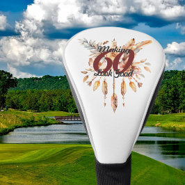 60 sehen gut aus 60. Geburtstag Rustikaler Boho Golf Headcover