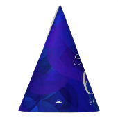 60 & Sensational Elegant Royal Blue Birthday Partyhütchen (Links)