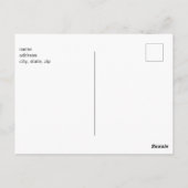 60 & sensationelle LIghts Geburtstagsparty Einladu Postkarte (Rückseite)