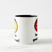 60 sieht mir so gut aus wie T - Shirt und Geschenk Zweifarbige Tasse (Mittel)